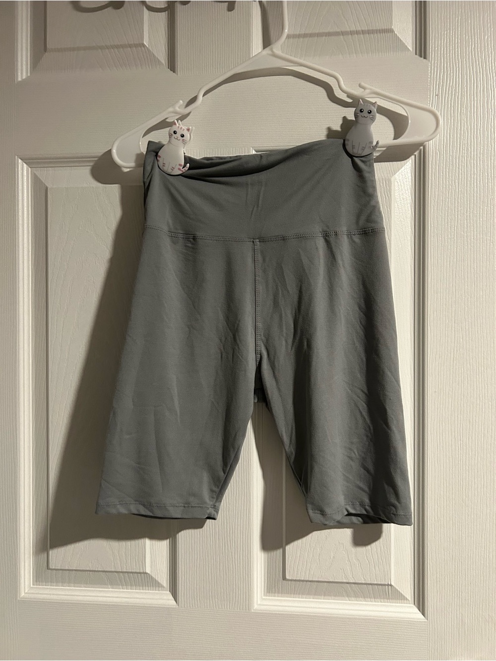 Grey Biker Shorts
